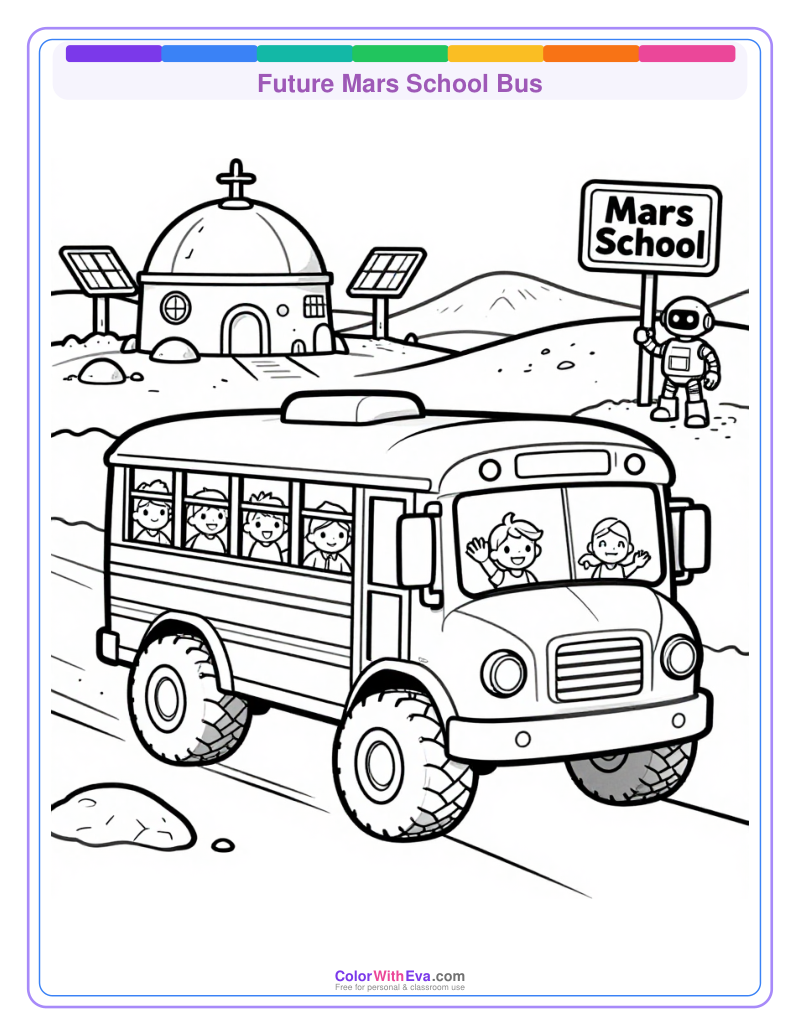 Future Mars School Bus preview
