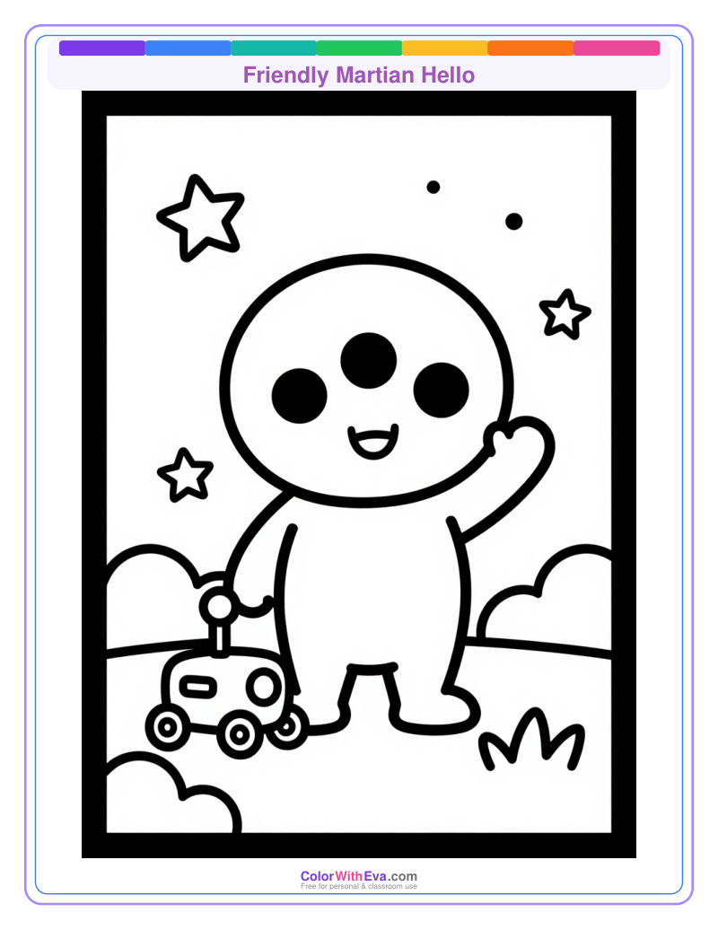 Friendly Martian Hello preview