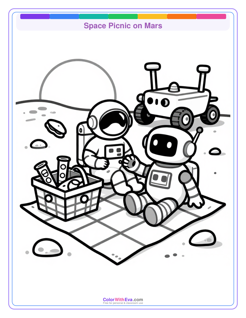 Space Picnic on Mars preview