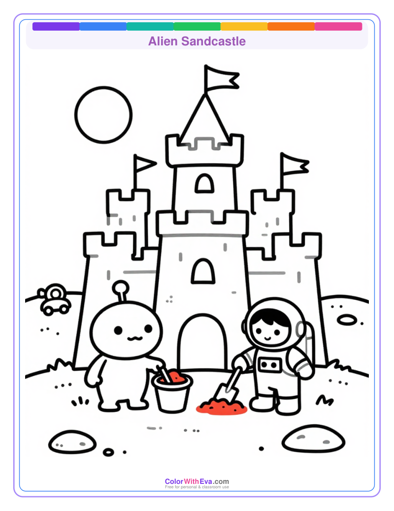 Alien Sandcastle preview