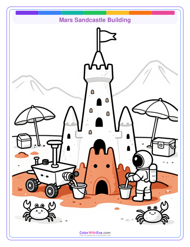 Mars Sandcastle Building preview