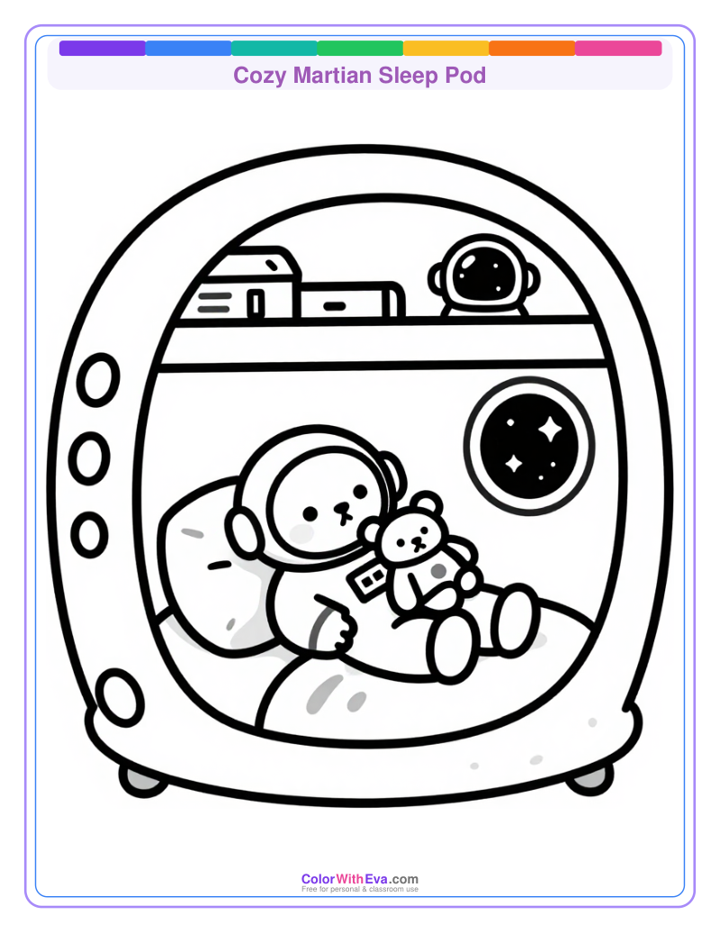 Cozy Martian Sleep Pod preview