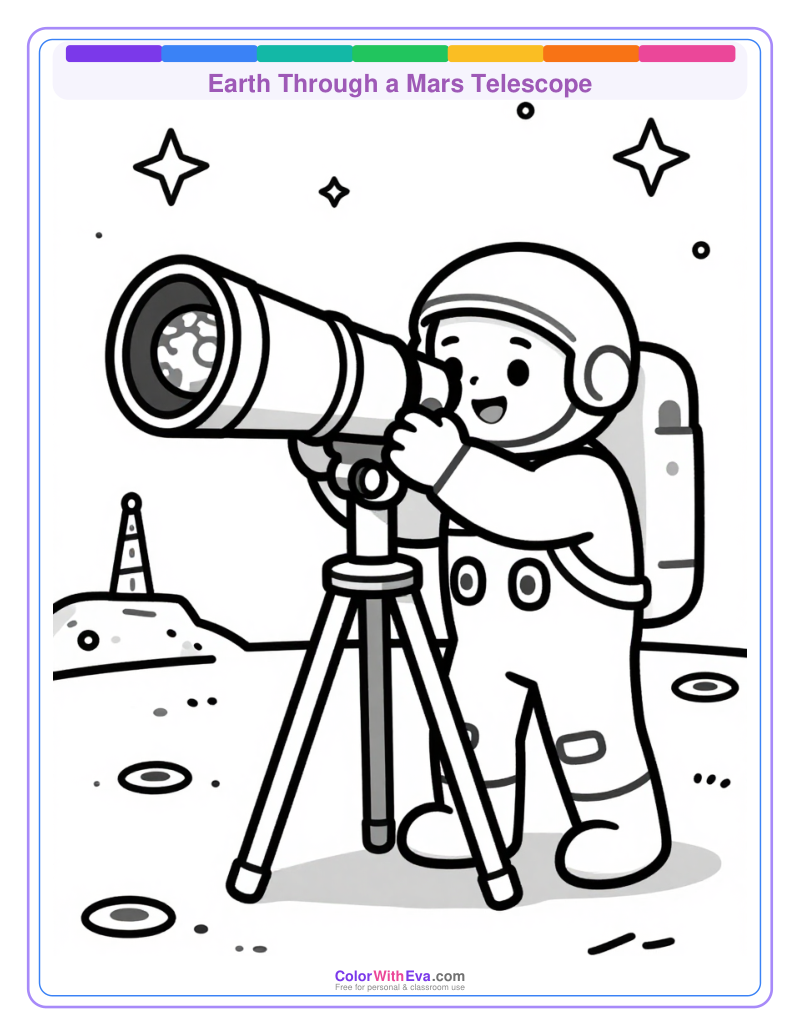 Earth Through a Mars Telescope preview