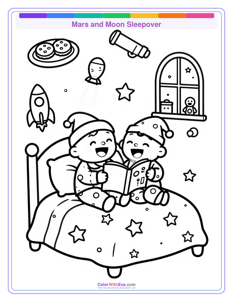 Mars and Moon Sleepover thumbnail