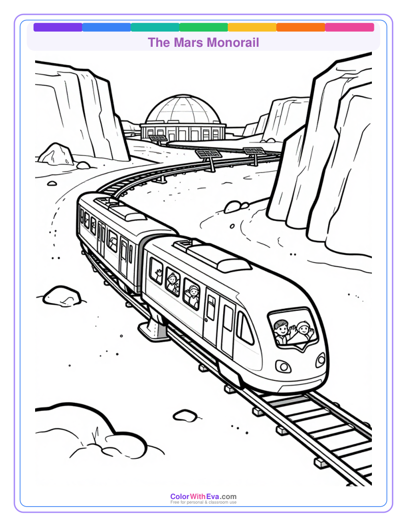 The Mars Monorail preview