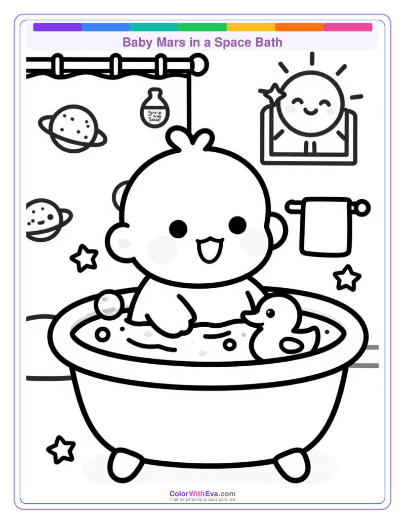 Baby Mars in a Space Bath thumbnail