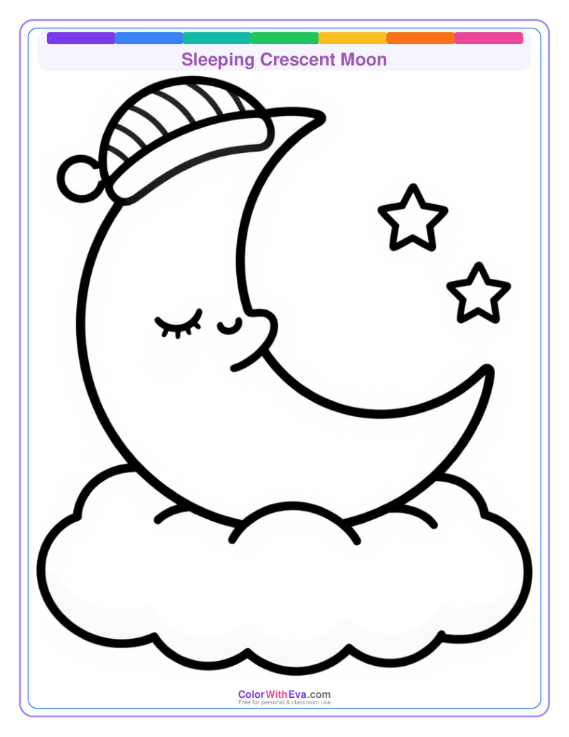 Sleeping Crescent Moon preview
