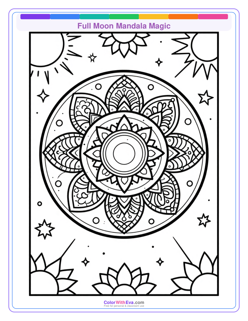 Full Moon Mandala Magic preview