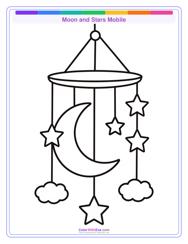 Moon and Stars Mobile preview