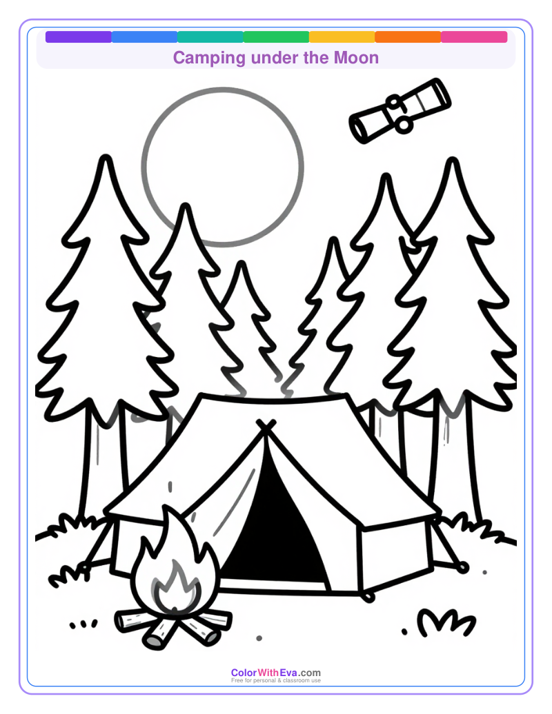 Camping under the Moon preview