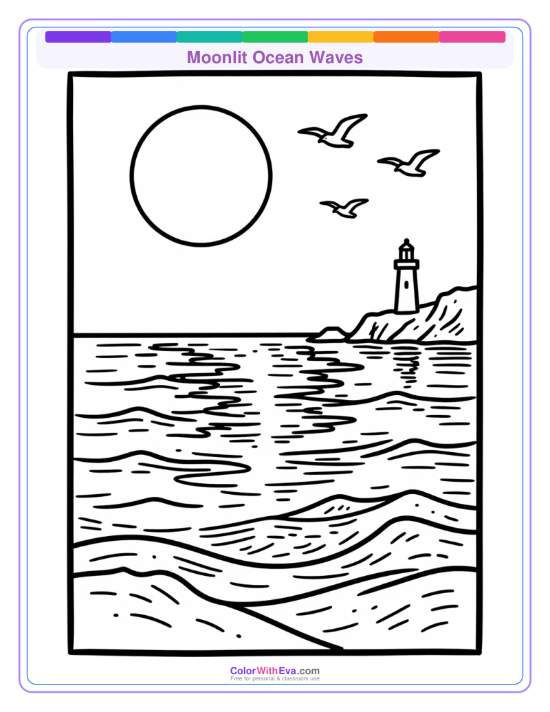 Moonlit Ocean Waves preview