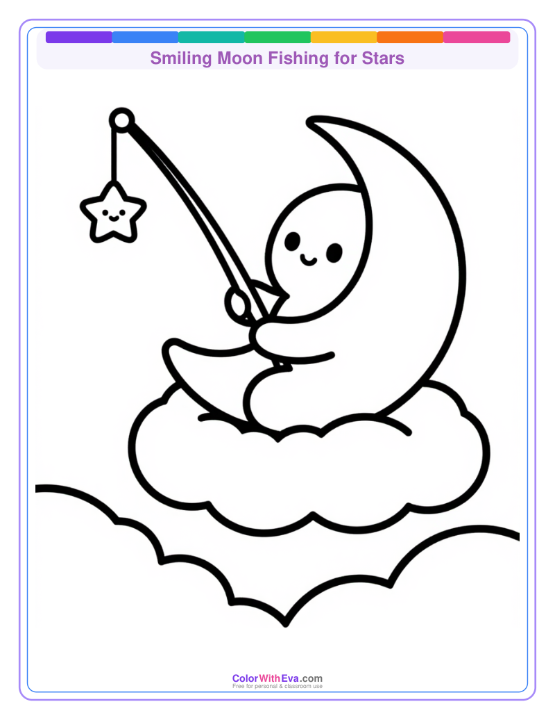 Smiling Moon Fishing for Stars preview