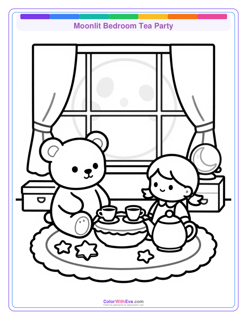 Moonlit Bedroom Tea Party preview