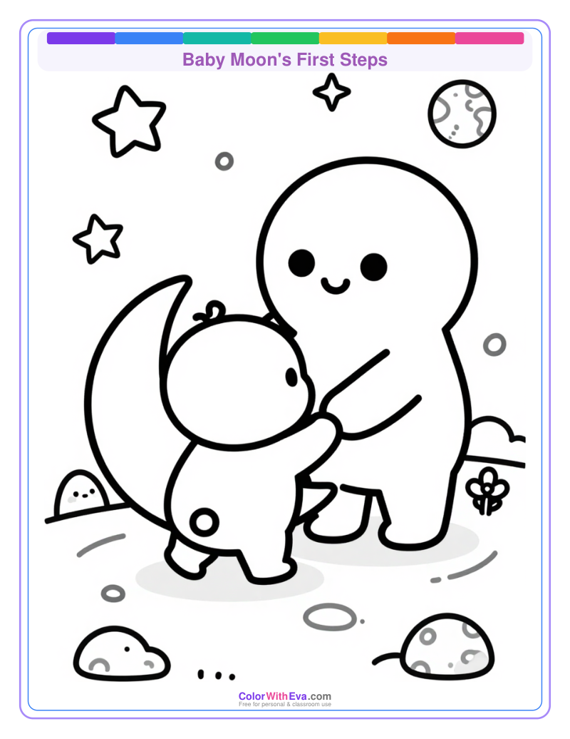 Baby Moon's First Steps thumbnail