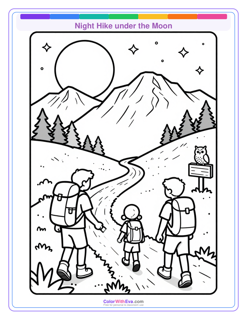 Night Hike under the Moon preview