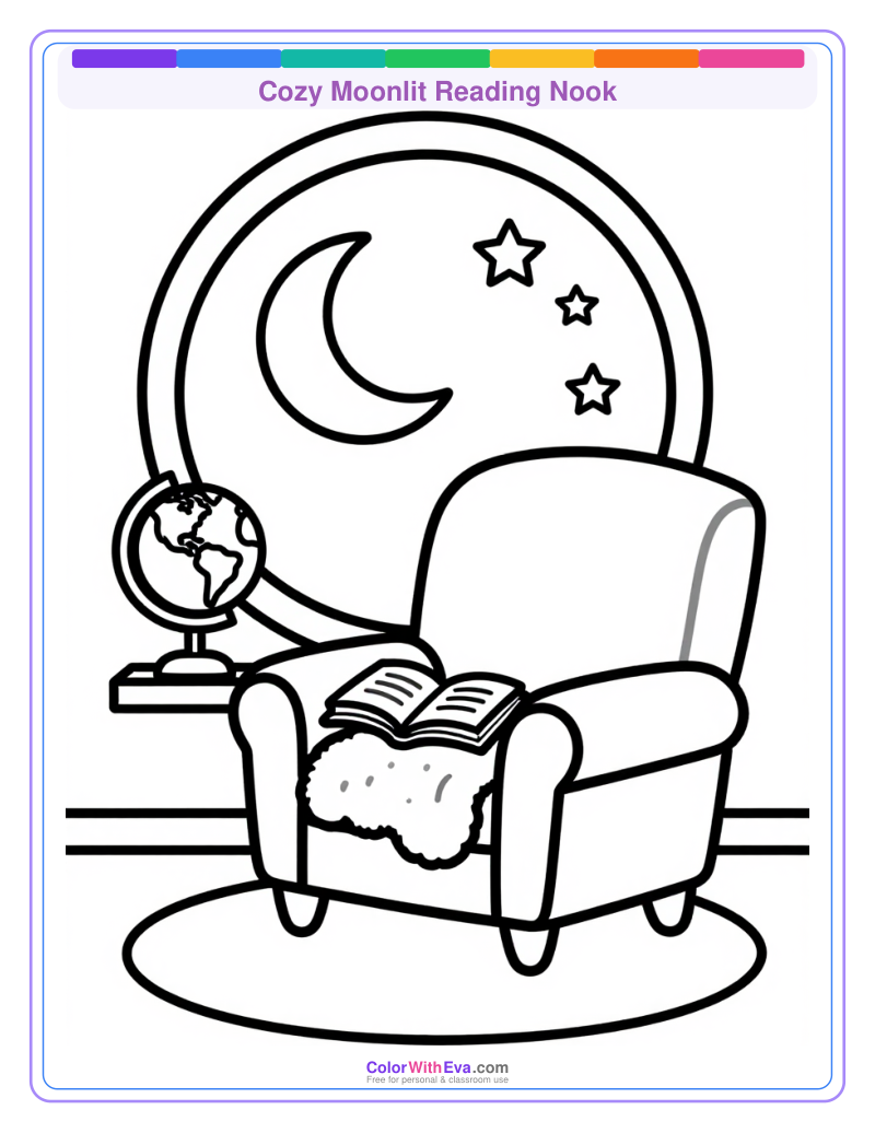 Cozy Moonlit Reading Nook preview
