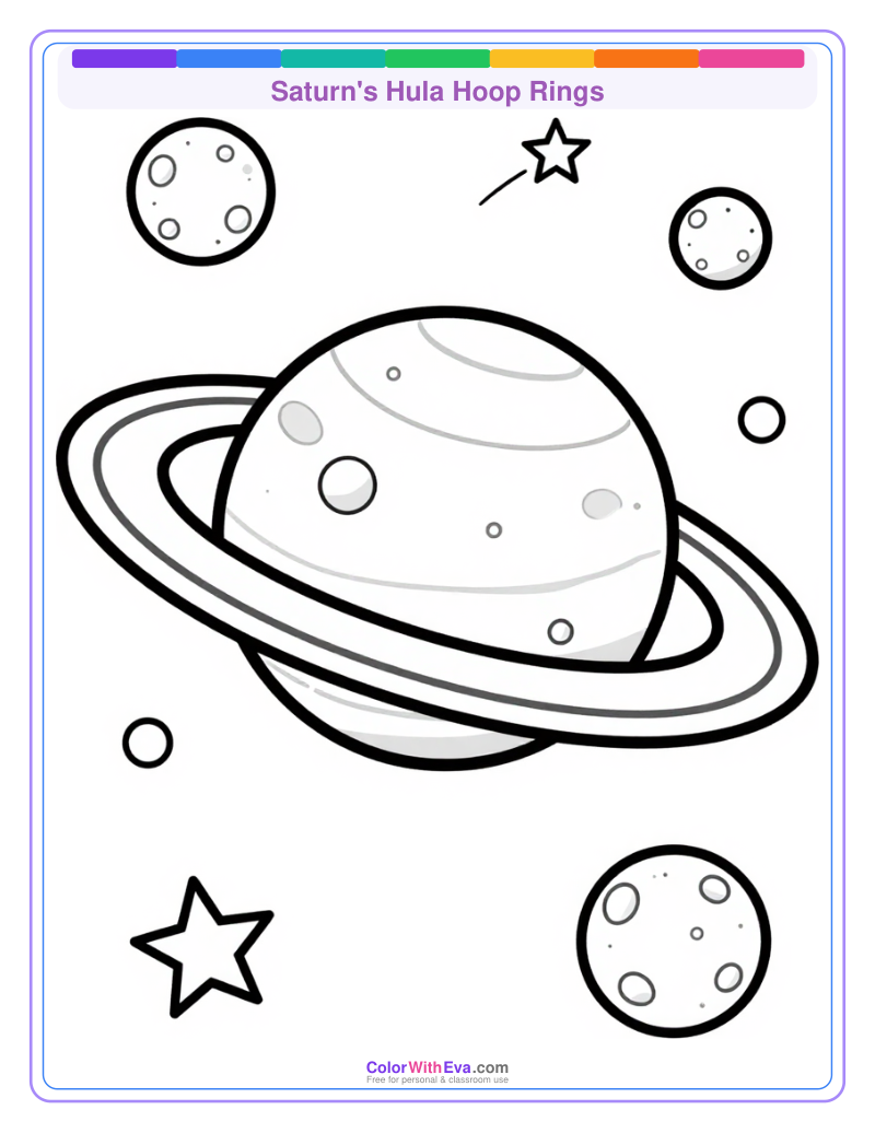 Saturn's Hula Hoop Rings preview