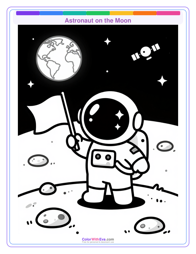 Astronaut on the Moon preview