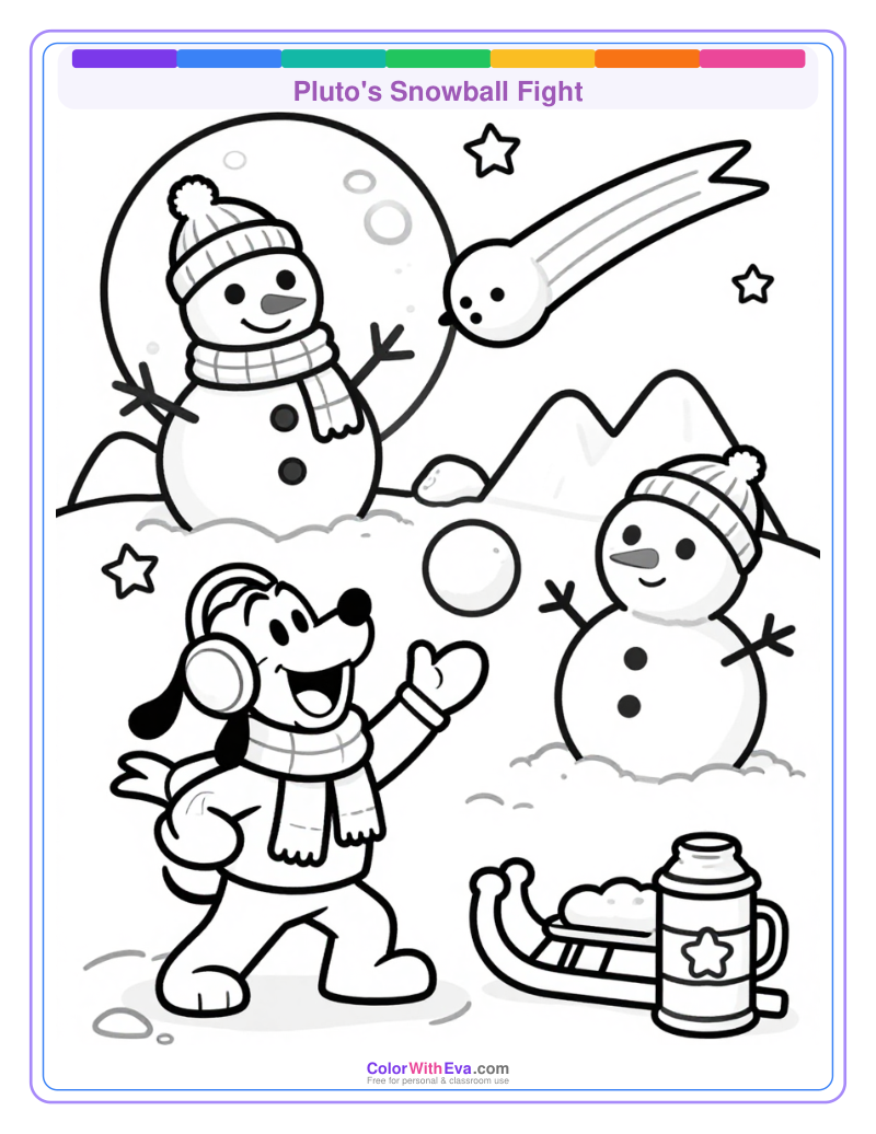 Pluto's Snowball Fight thumbnail