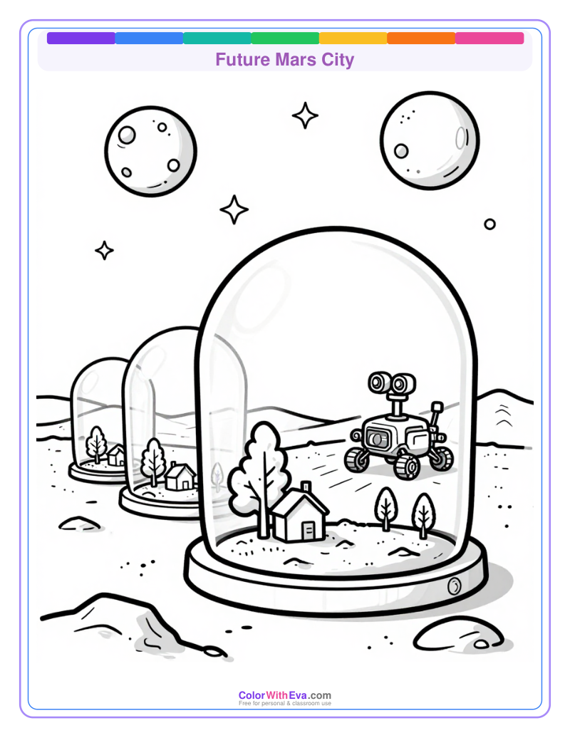 Future Mars City preview