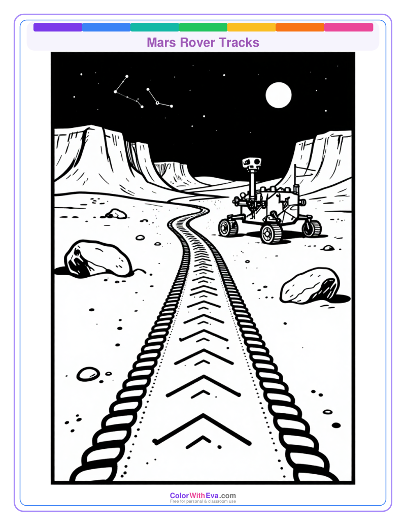 Mars Rover Tracks preview
