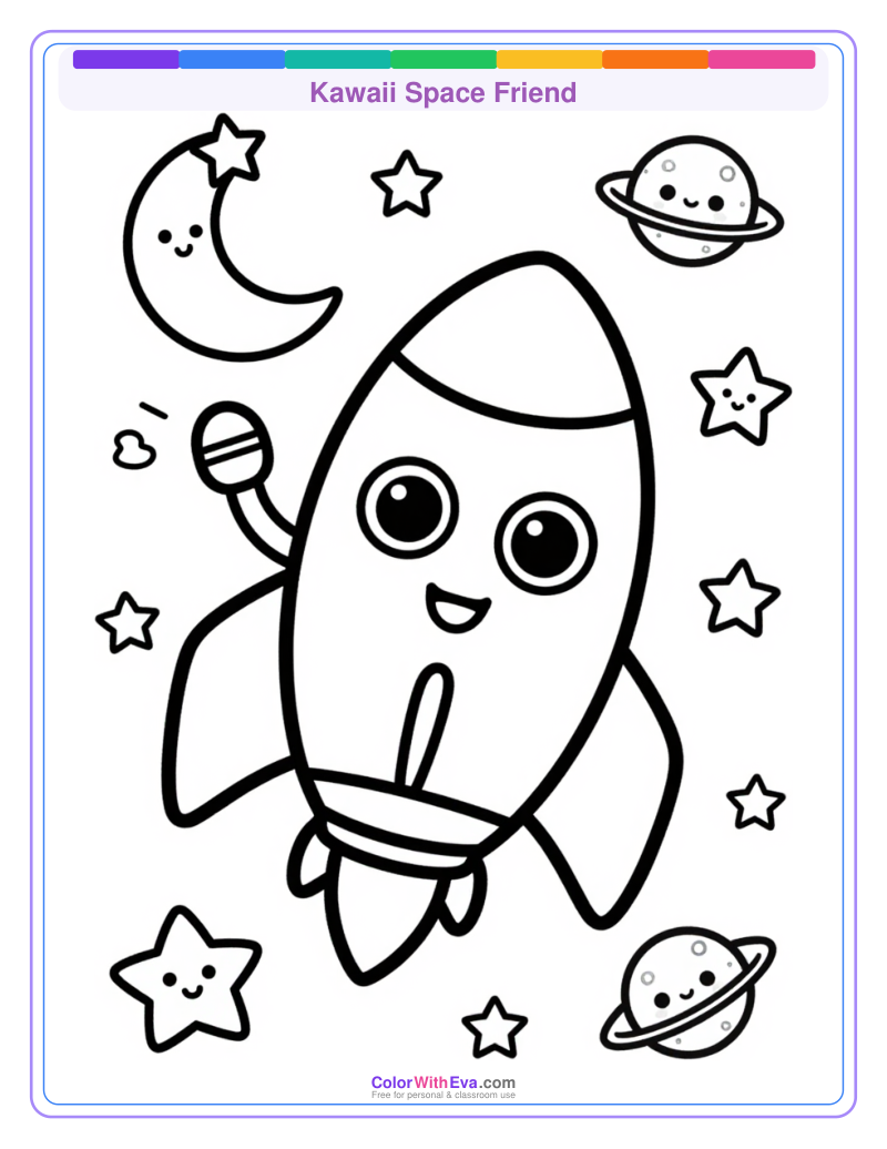 Kawaii Space Friend preview