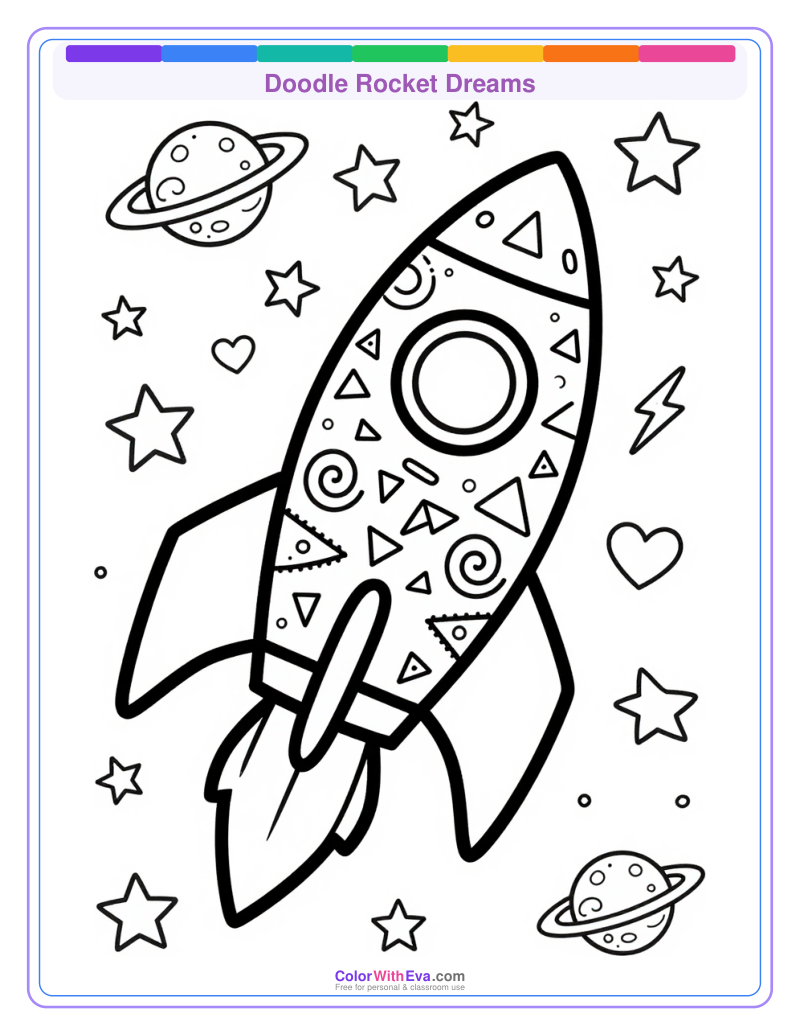 Doodle Rocket Dreams preview