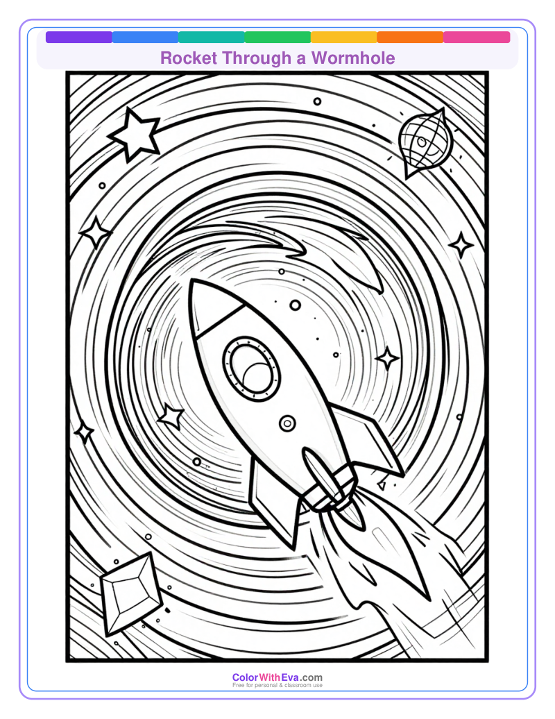 Rocket Through a Wormhole preview