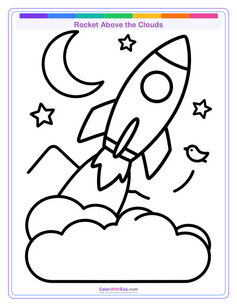 Rocket Above the Clouds preview