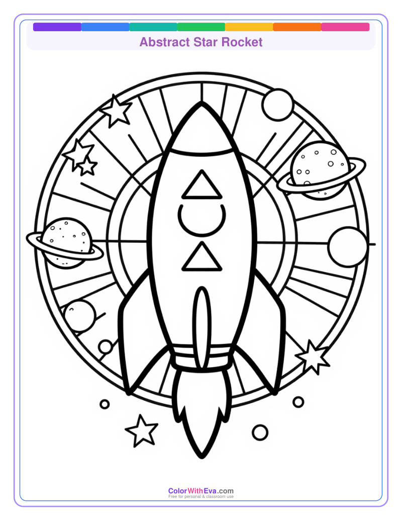 Abstract Star Rocket preview