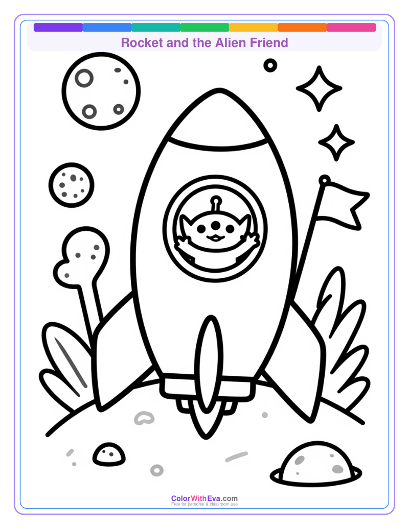 Rocket and the Alien Friend preview