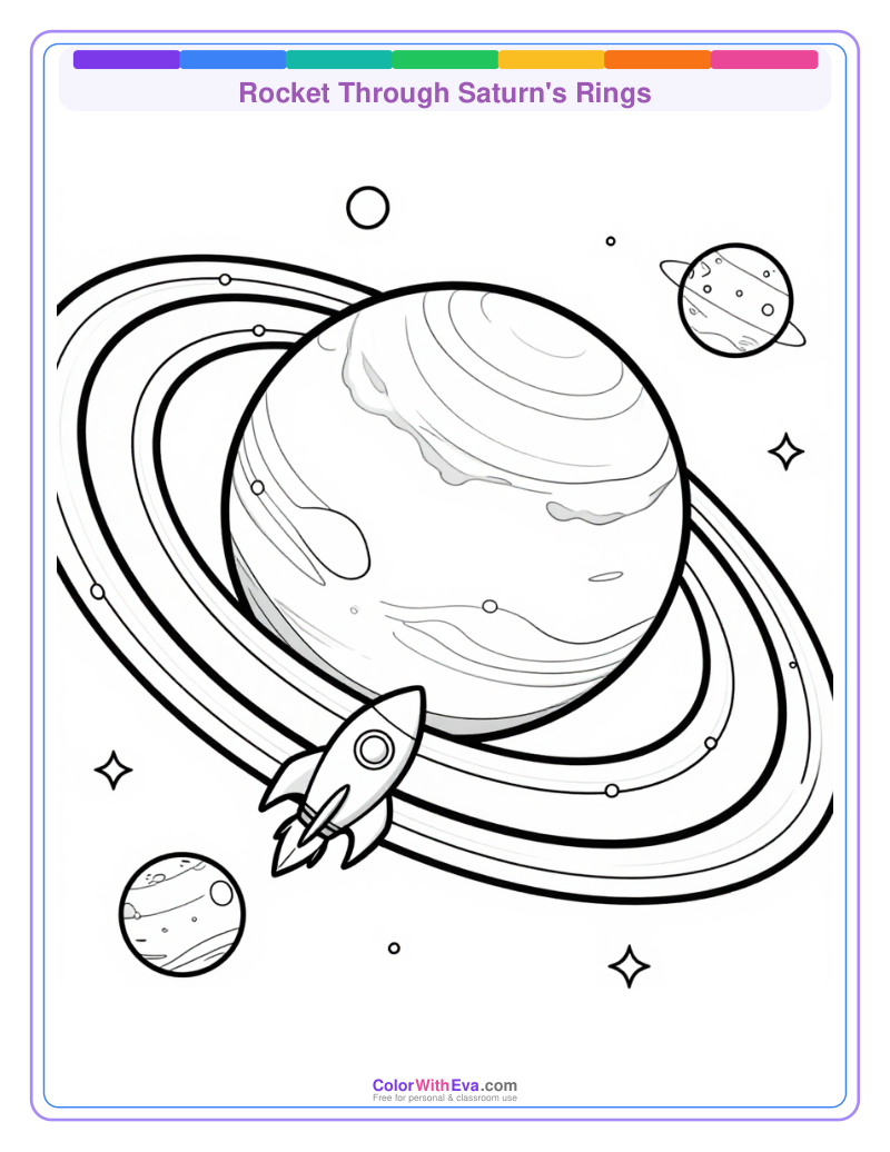 Rocket Through Saturn's Rings preview