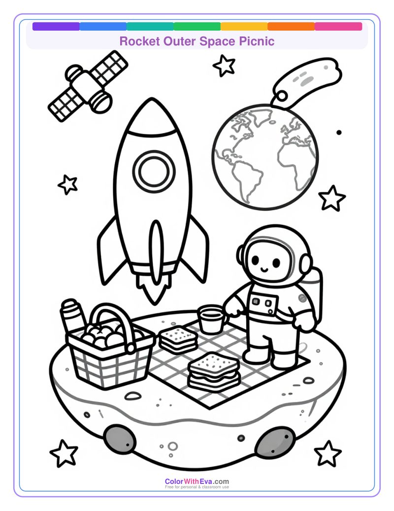 Rocket Outer Space Picnic preview