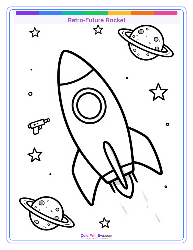 Retro-Future Rocket preview