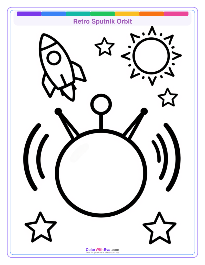 Retro Sputnik Orbit preview