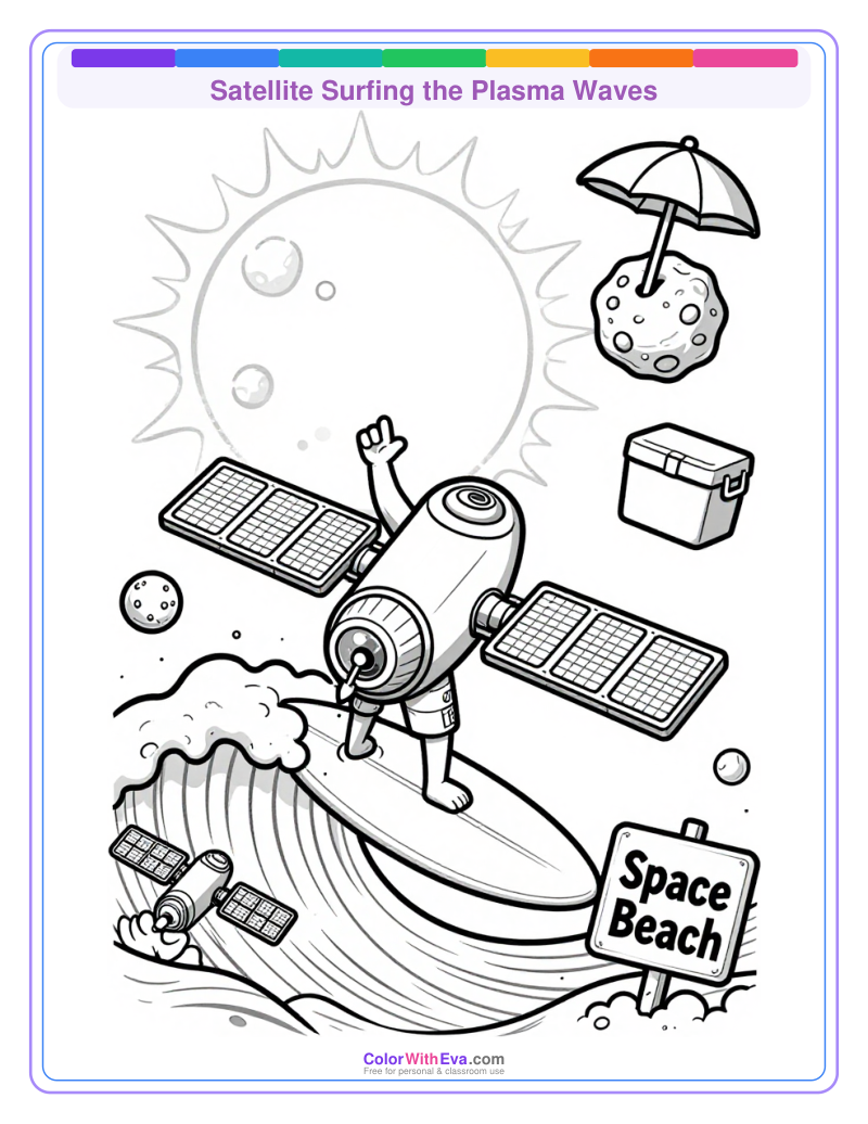 Satellite Surfing the Plasma Waves preview