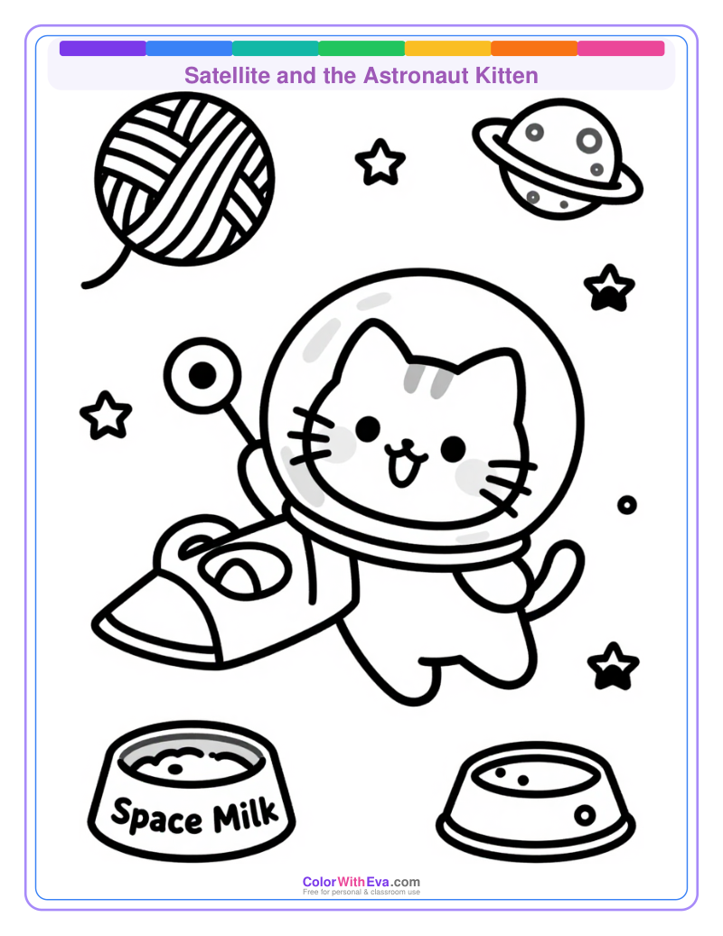 Satellite and the Astronaut Kitten thumbnail