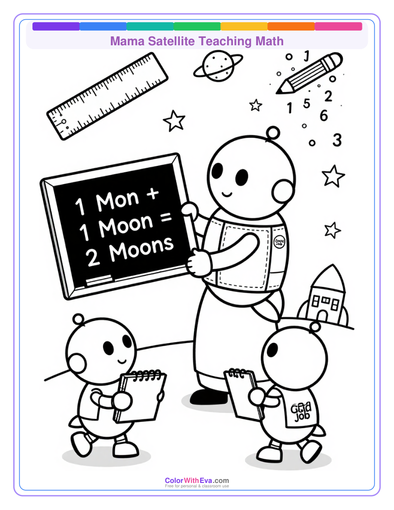 Mama Satellite Teaching Math thumbnail
