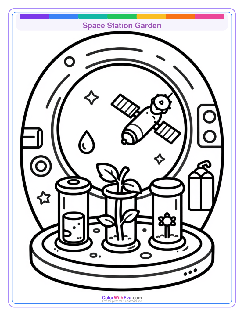 Space Station Garden preview