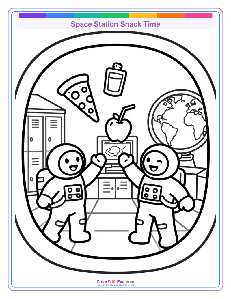 Space Station Snack Time preview
