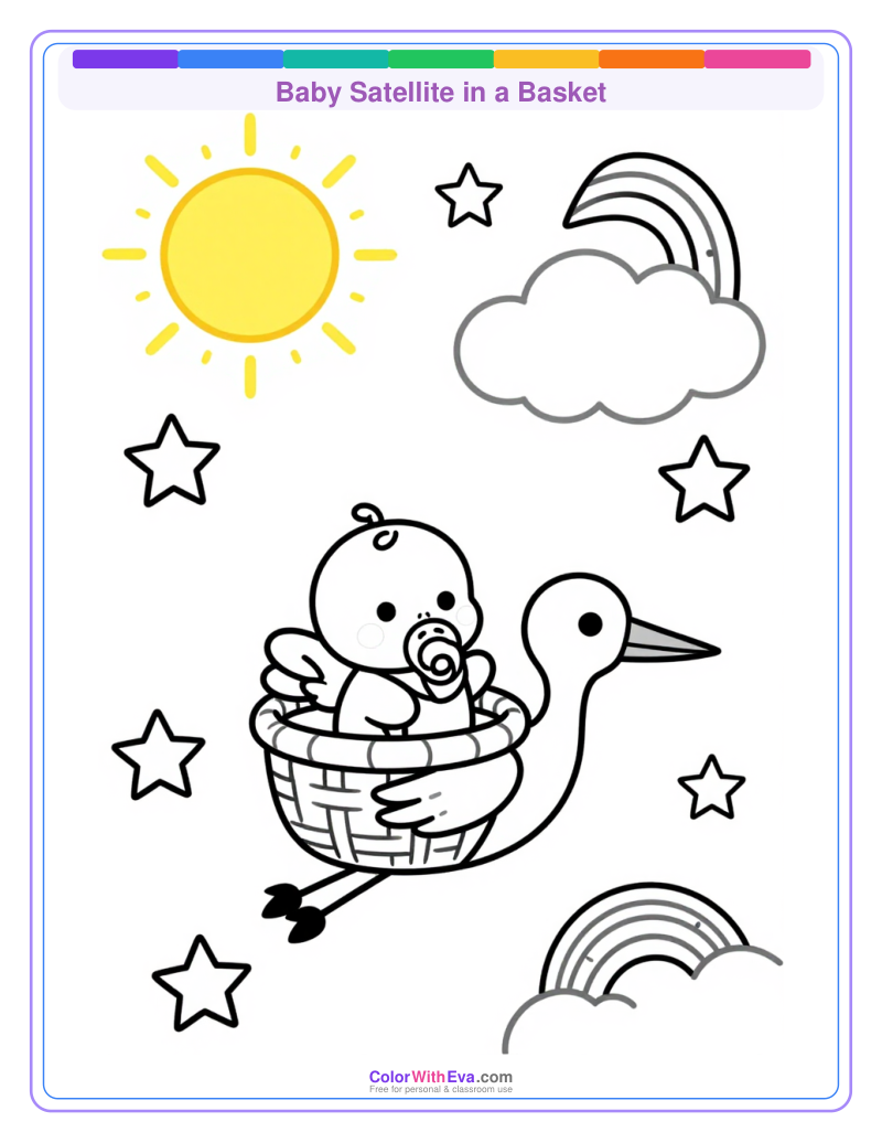 Baby Satellite in a Basket thumbnail