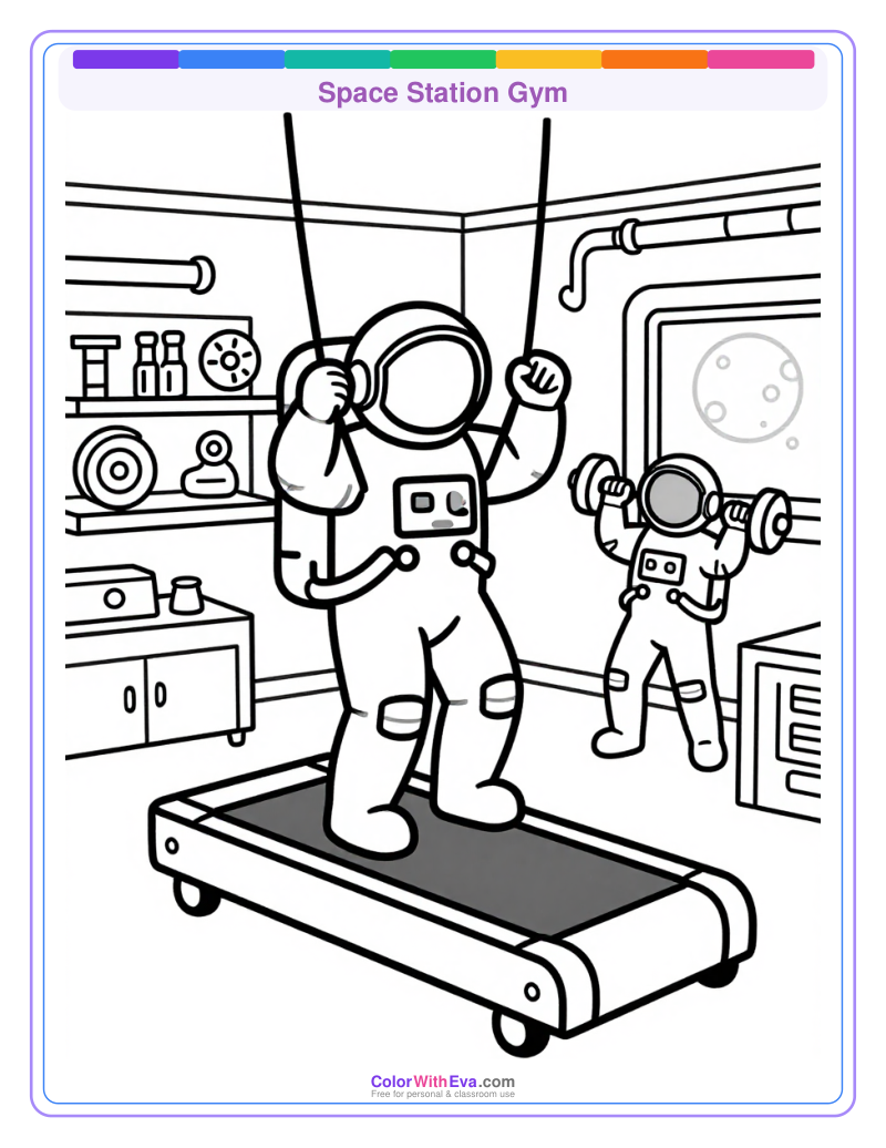 Space Station Gym preview