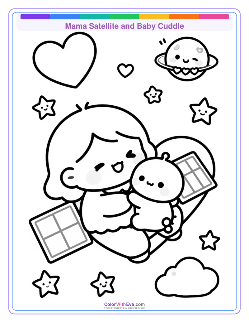 Mama Satellite and Baby Cuddle thumbnail
