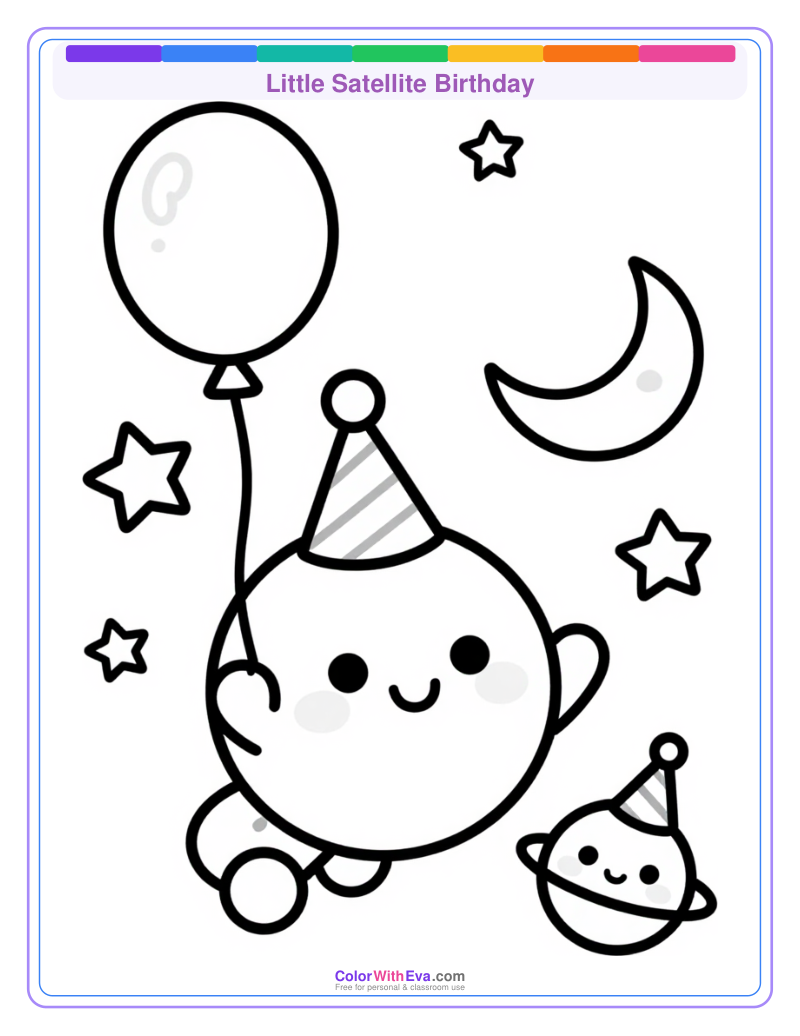 Little Satellite Birthday preview