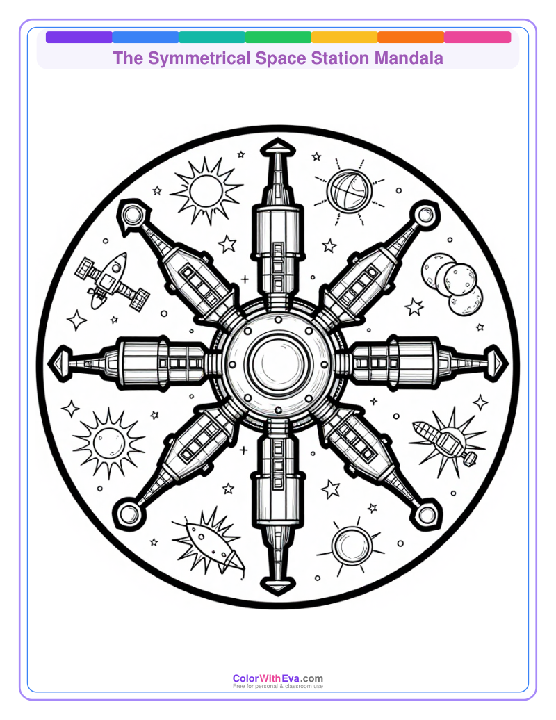The Symmetrical Space Station Mandala thumbnail
