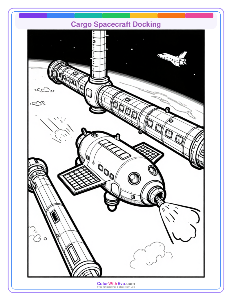 Cargo Spacecraft Docking preview