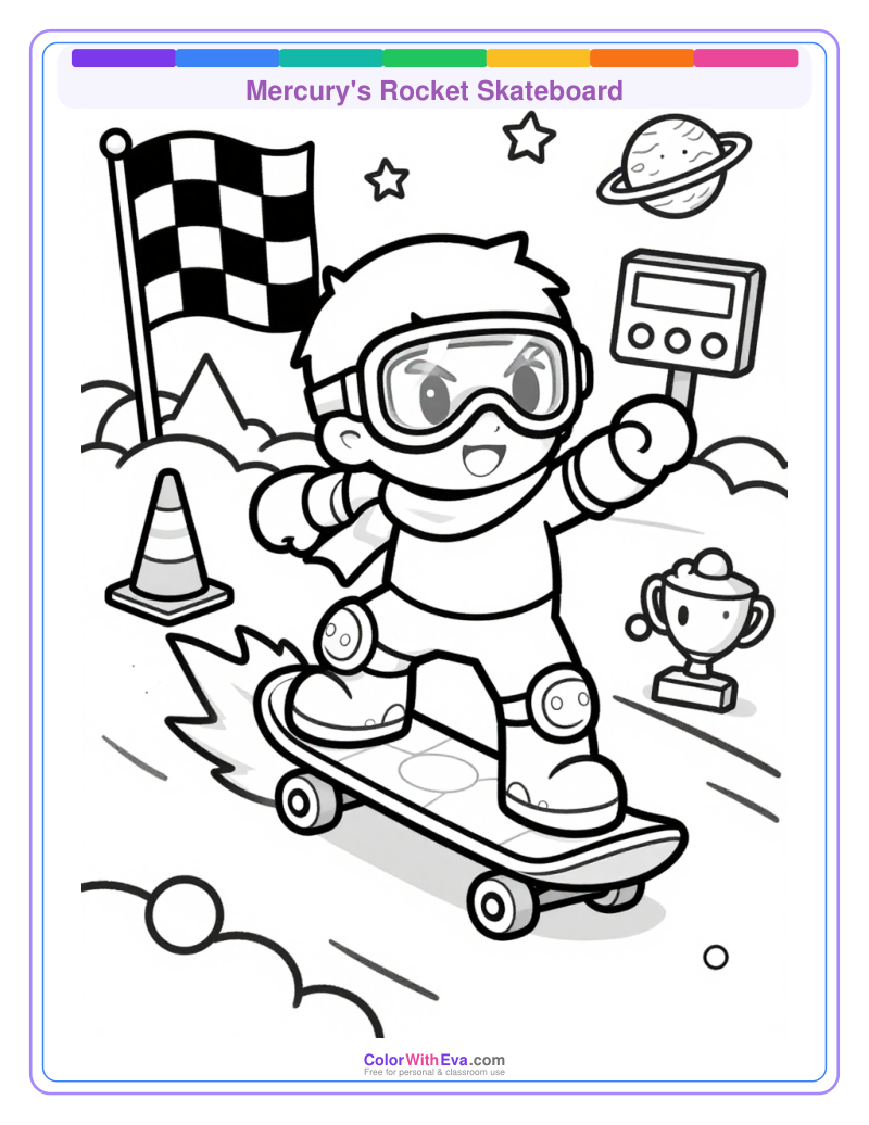 Mercury's Rocket Skateboard thumbnail