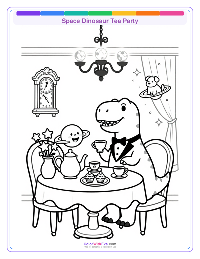 Space Dinosaur Tea Party thumbnail