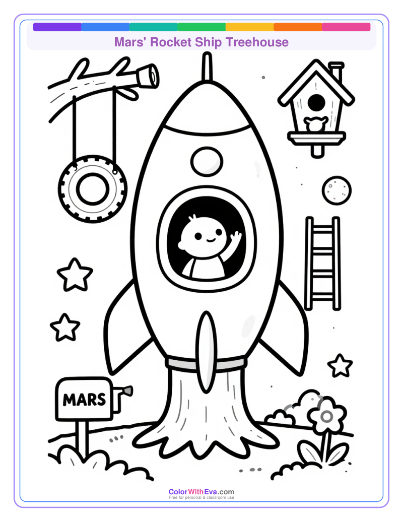 Mars' Rocket Ship Treehouse thumbnail