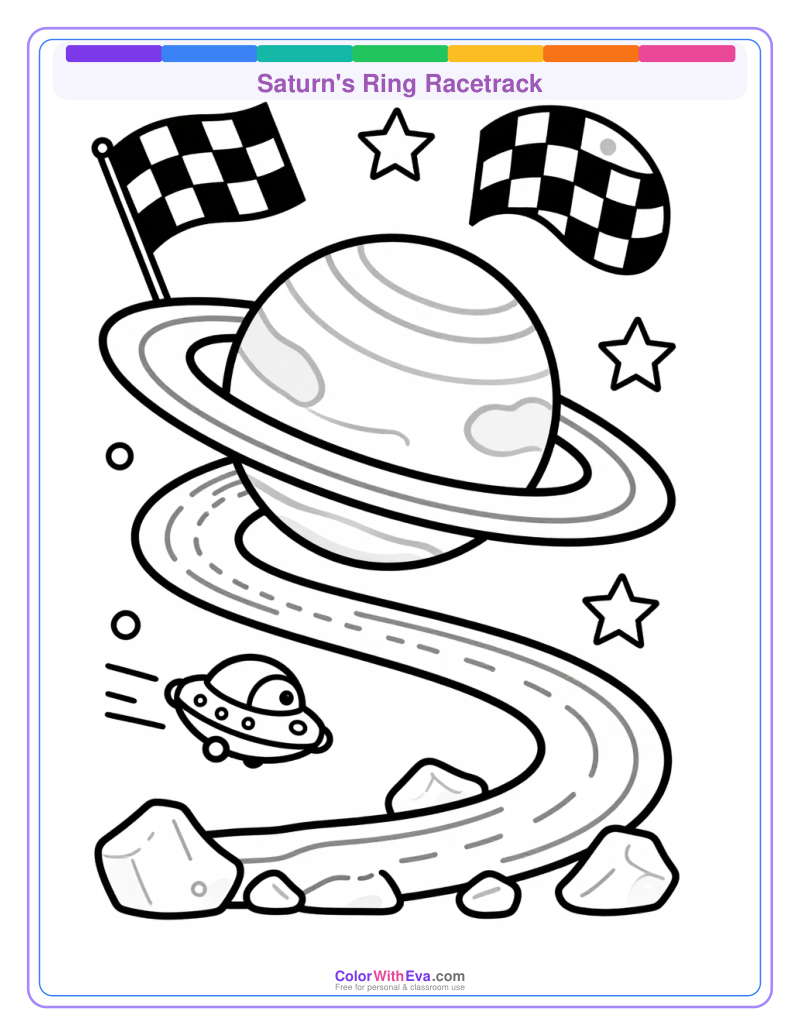 Saturn's Ring Racetrack preview